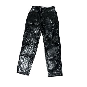 A. New. Day Women's High Rise pleather pants  4